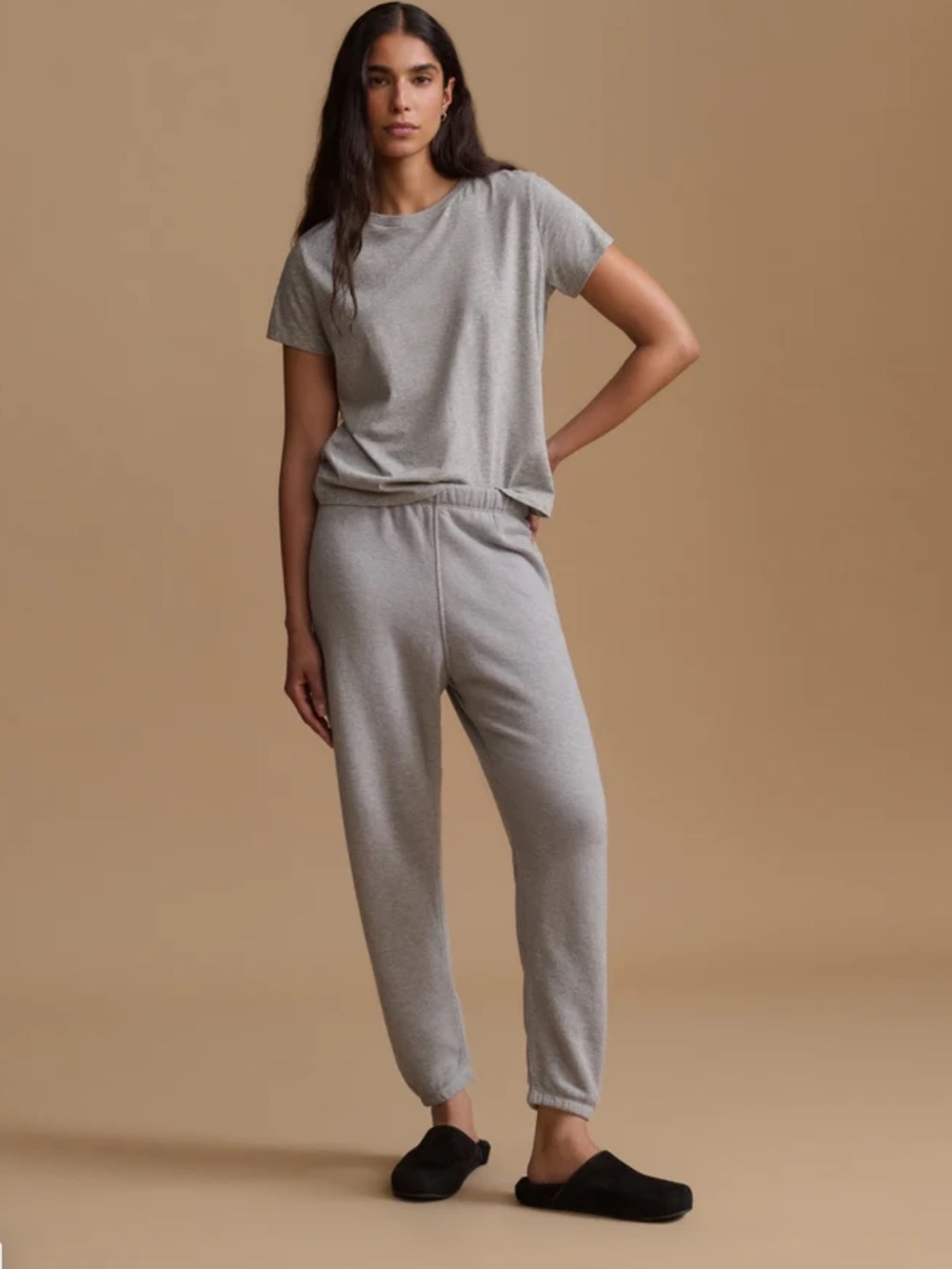 Jenni Kayne Gray Heather Saturday Sweatpants. XS